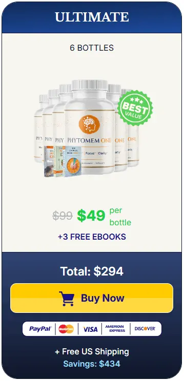 Buy Phytomem One 6 Bottle